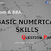 B.Com & BBA - Basic Numerical Skills (BNS) - Previous Question Papers