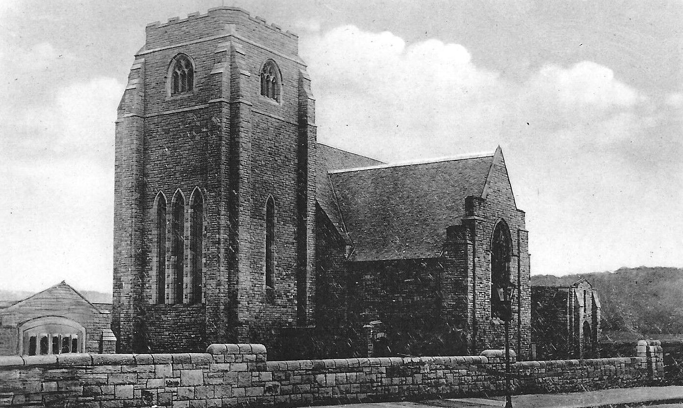 Tour Scotland Old Photograph Old Parish Church Cathcart Glasgow Scotland