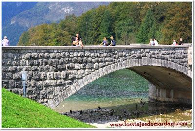 PUENTE DEL LAGO BOHINJ