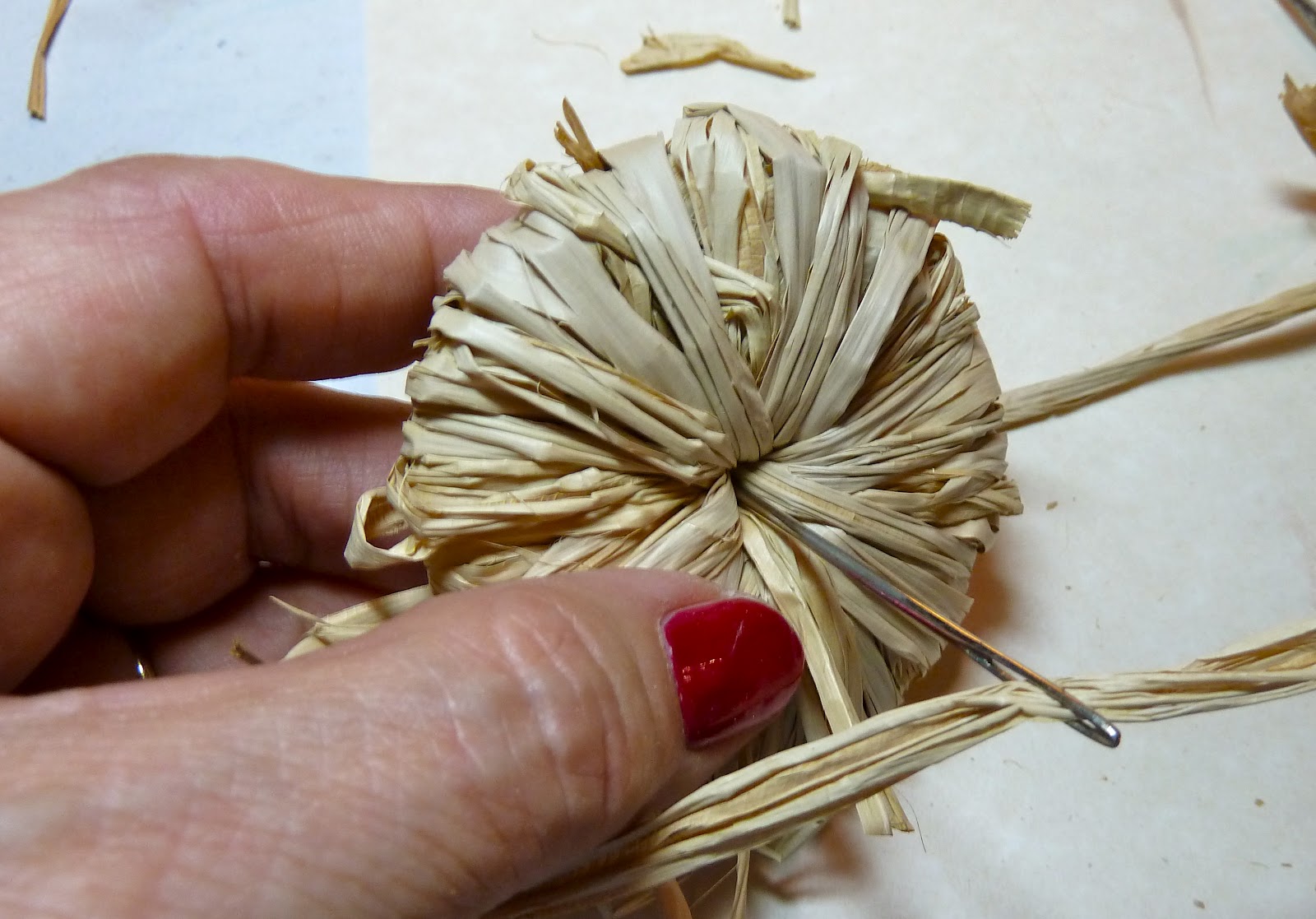 Make it easy crafts Raffia Cat Toy