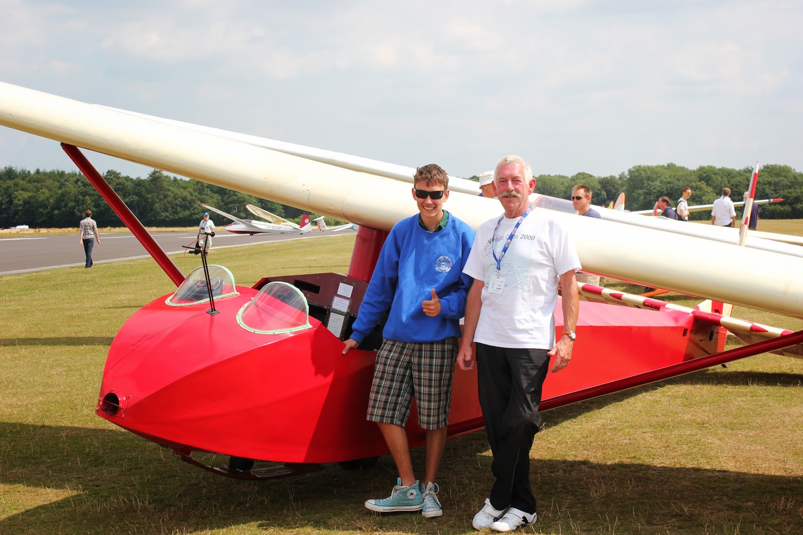 Booker Gliding Club Gliding Heritage Centre's new hangar and weather