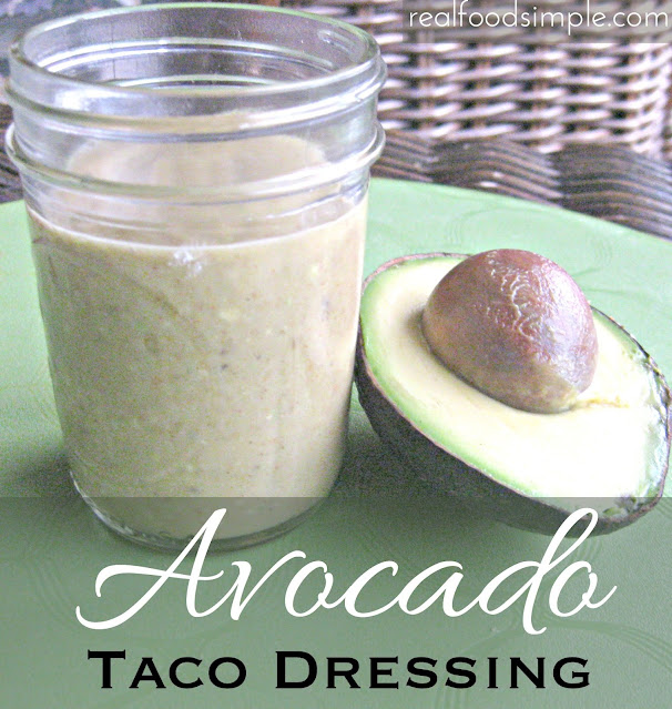 avocado taco dressing | realfoodsimple.com