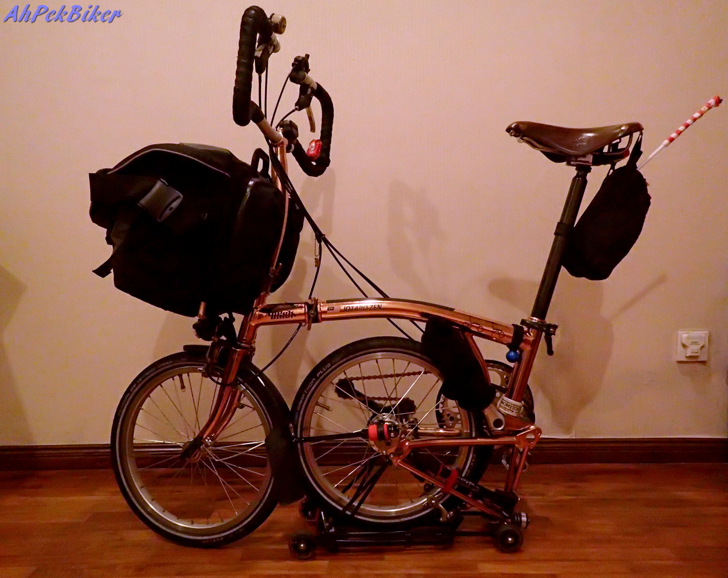 AhPek Biker Old Dog Rides Again Brompton Accessories 19 Brompton