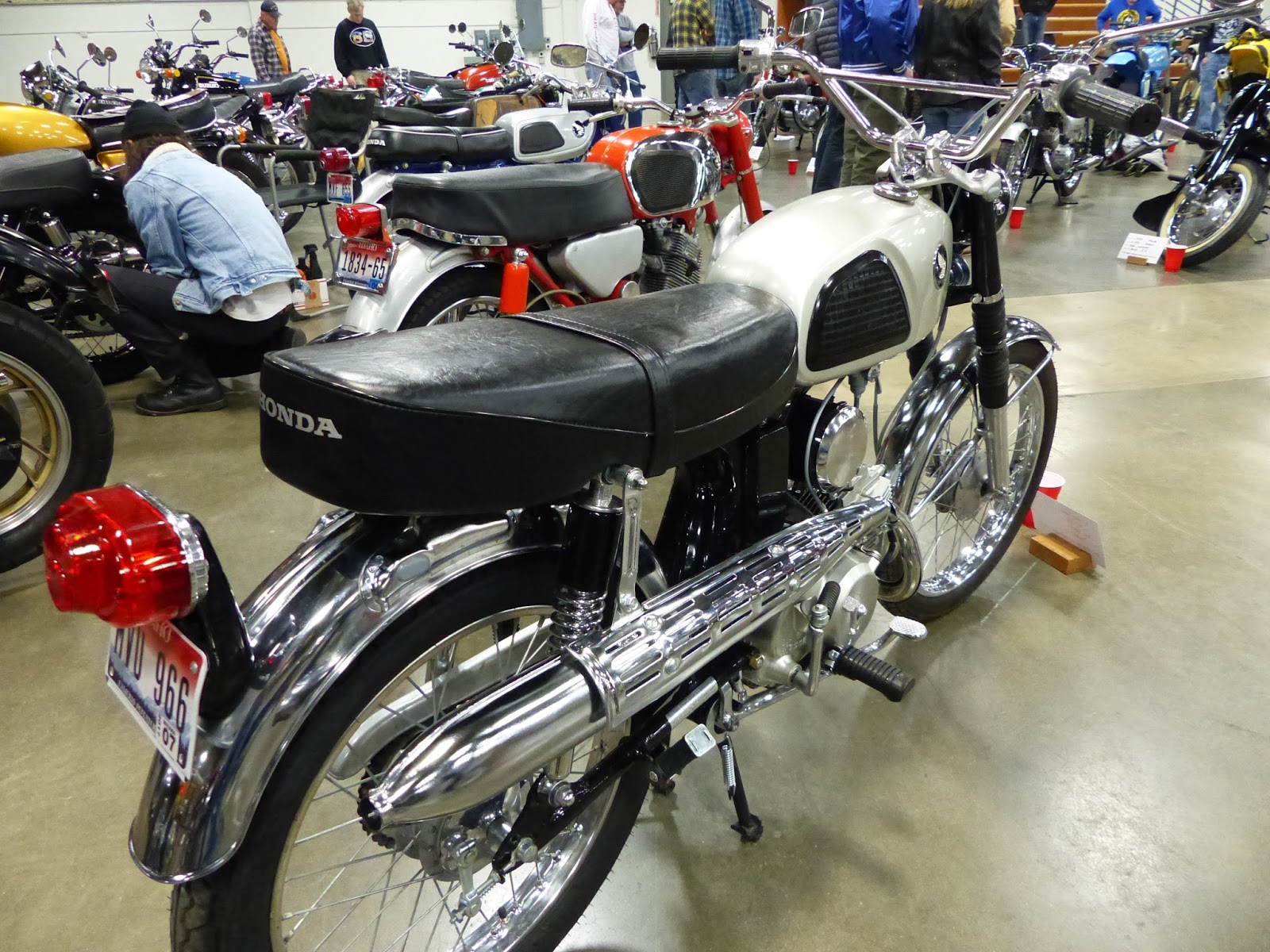OldMotoDude: 1967 Honda CL90 on display at the 2016 Idaho Vintage