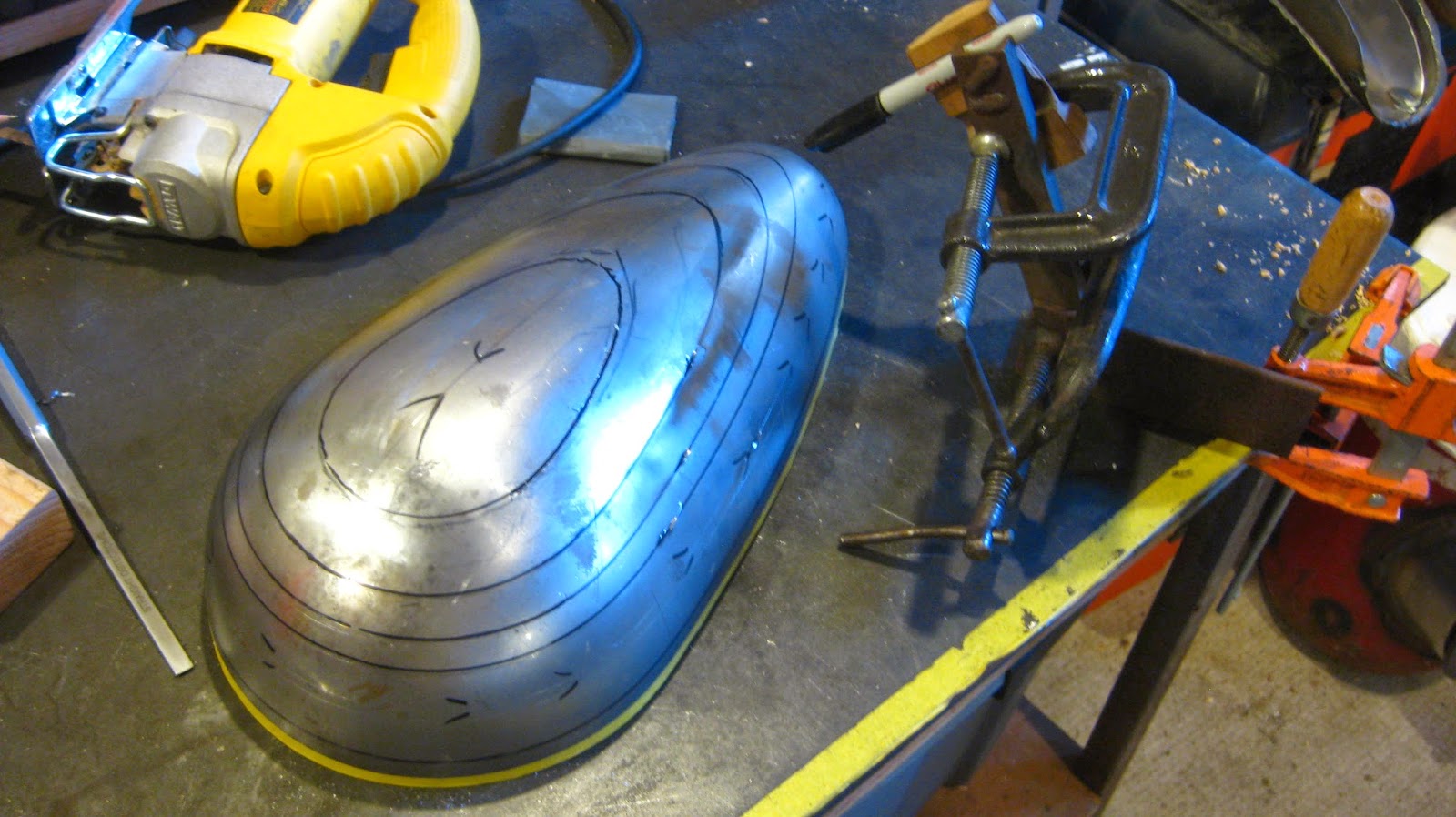 thatcher dished gas tank half