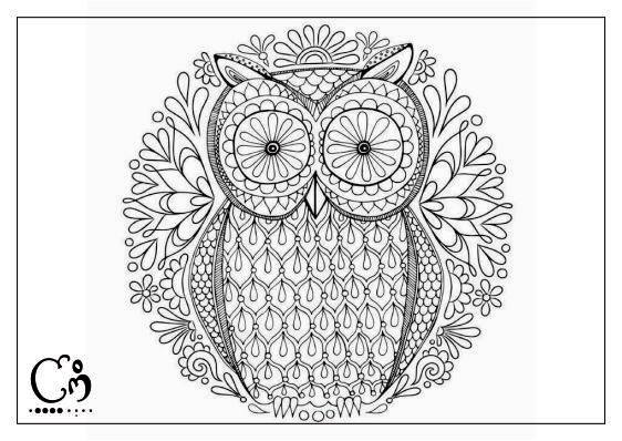 Mandalas de animais para colorir