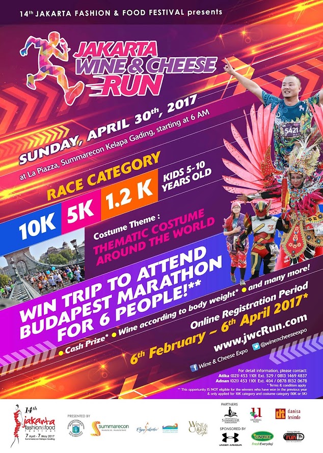 Jakarta Wine & Cheese Run • 2017 Jakarta Wine & Cheese Run • 2017