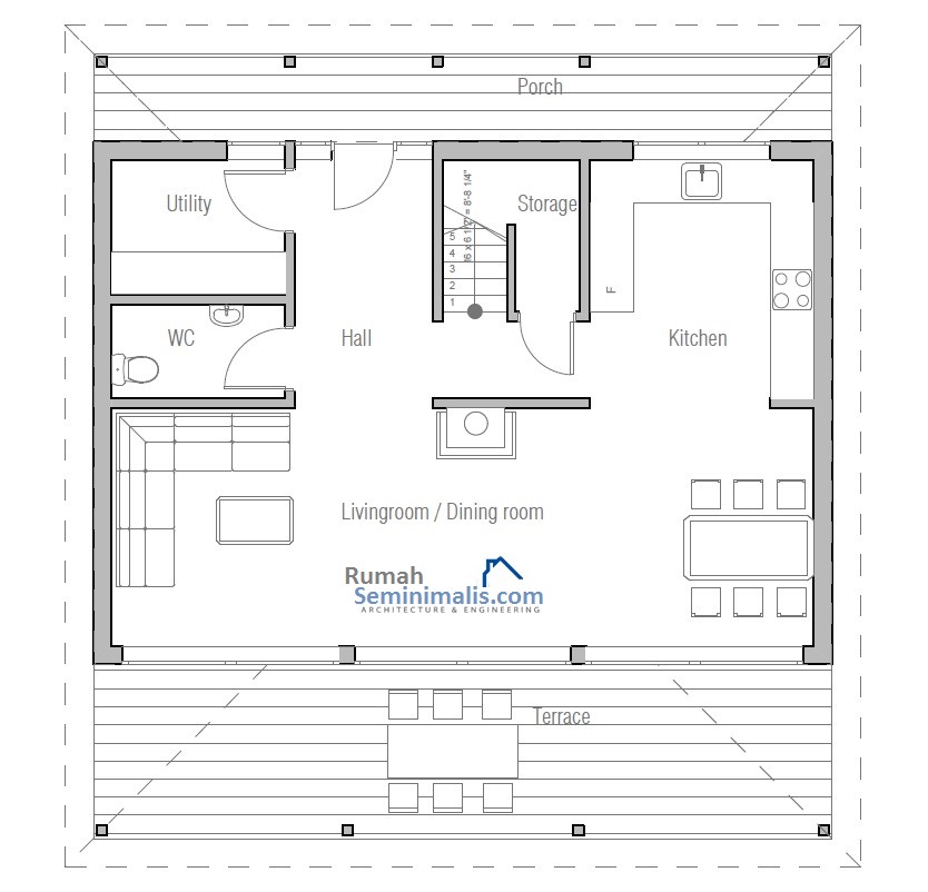 Denah Model Desain Gambar Rumah Minimalis Idaman Modern Tipe 80 Denah Model Desain Gambar Rumah Minimalis Idaman Modern Tipe 80