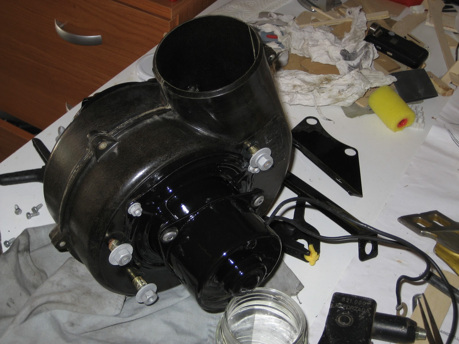 Austin Healey Sprite MK3 restoration Wiper & heater motor restoration