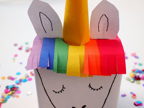 magical unicorn gift box birthday wrapping kids craft