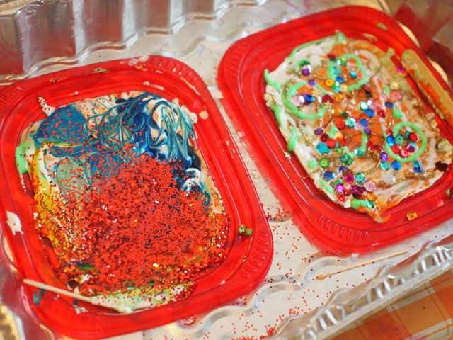 How to make Sparkly Peel and Stick Window Clings with Kids- Fun Art Project