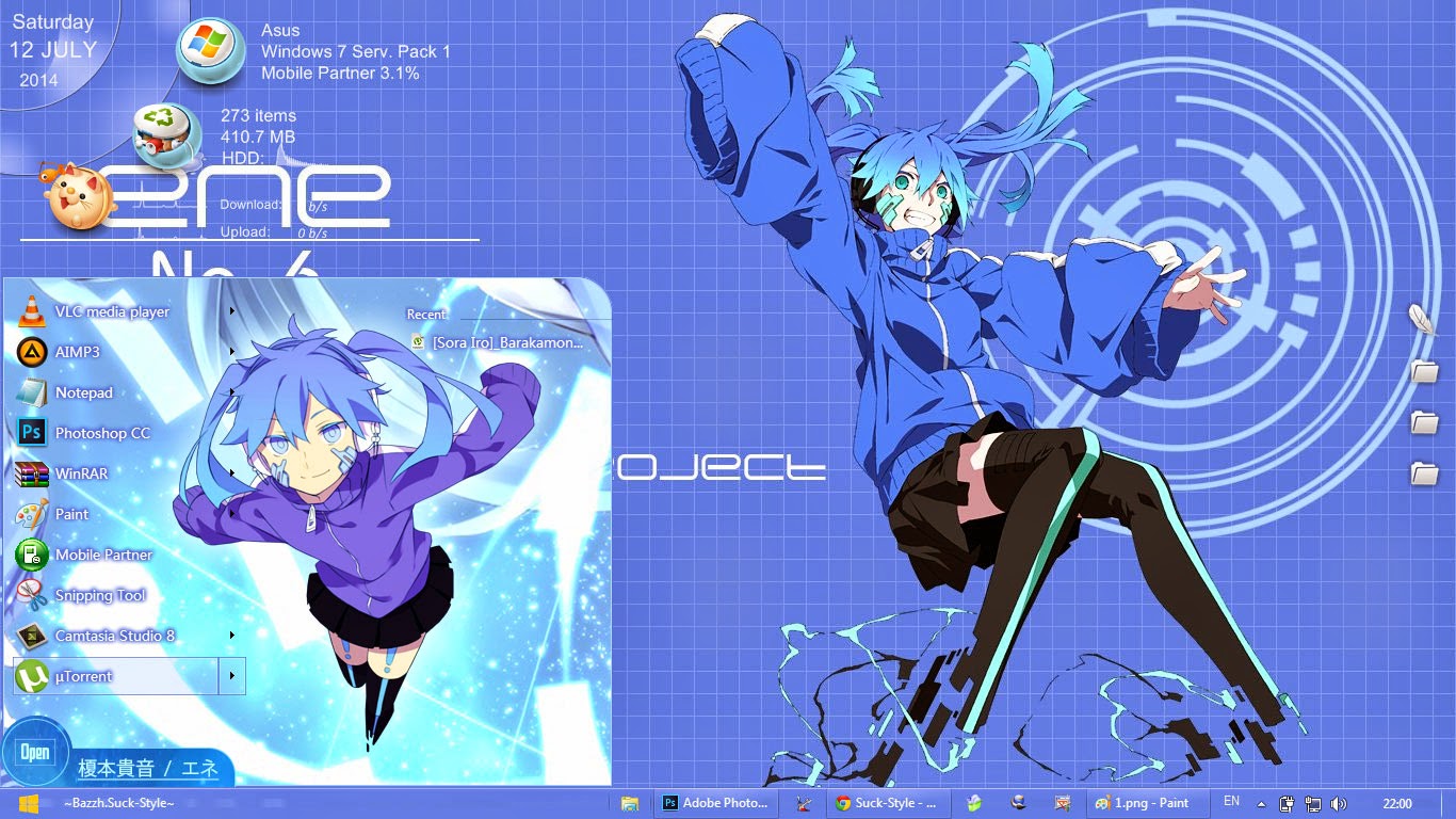 [Theme Win 7] Enomoto Takane / Ene Meikaku City Actors