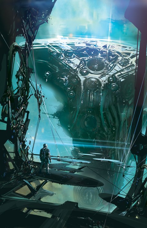 As incríveis ilustrações de ficção científica futurista e espacial de Stephan Martiniere Stephan Martiniere arte ilustrações ficção científica capas livros espacial futurista robôs