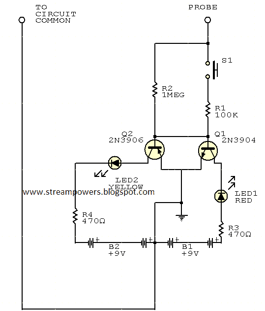 Simple Bar Display With Alarm Flasher Schematic