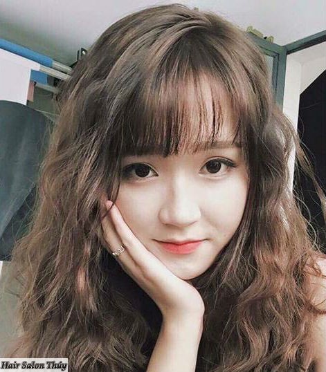 Tóc xoăn nhẹ đánh rối toc xoan nhe