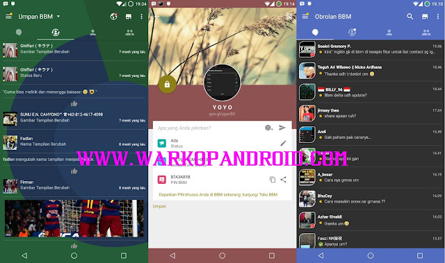 Download BBM Mod Delta v 2.12.0.9 Apk v3.3.1