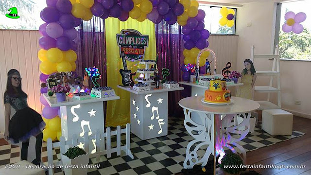 Cúmplices de um Resgate - Decoração provençal simples - Detalhes 07 Decoração mesa de aniversário Cúmplices de um Resgate
