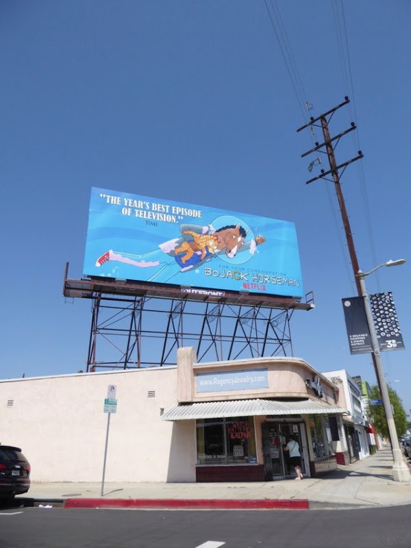 BoJack Horseman 2017 Emmy FYC billboard 3rd Street BoJack Horseman 2017 Emmy FYC billboard
