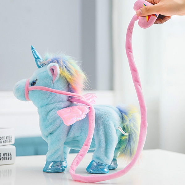 Stuffed Animal Toy Electronic Music Unicorn Toy for Children Christmas Gifts