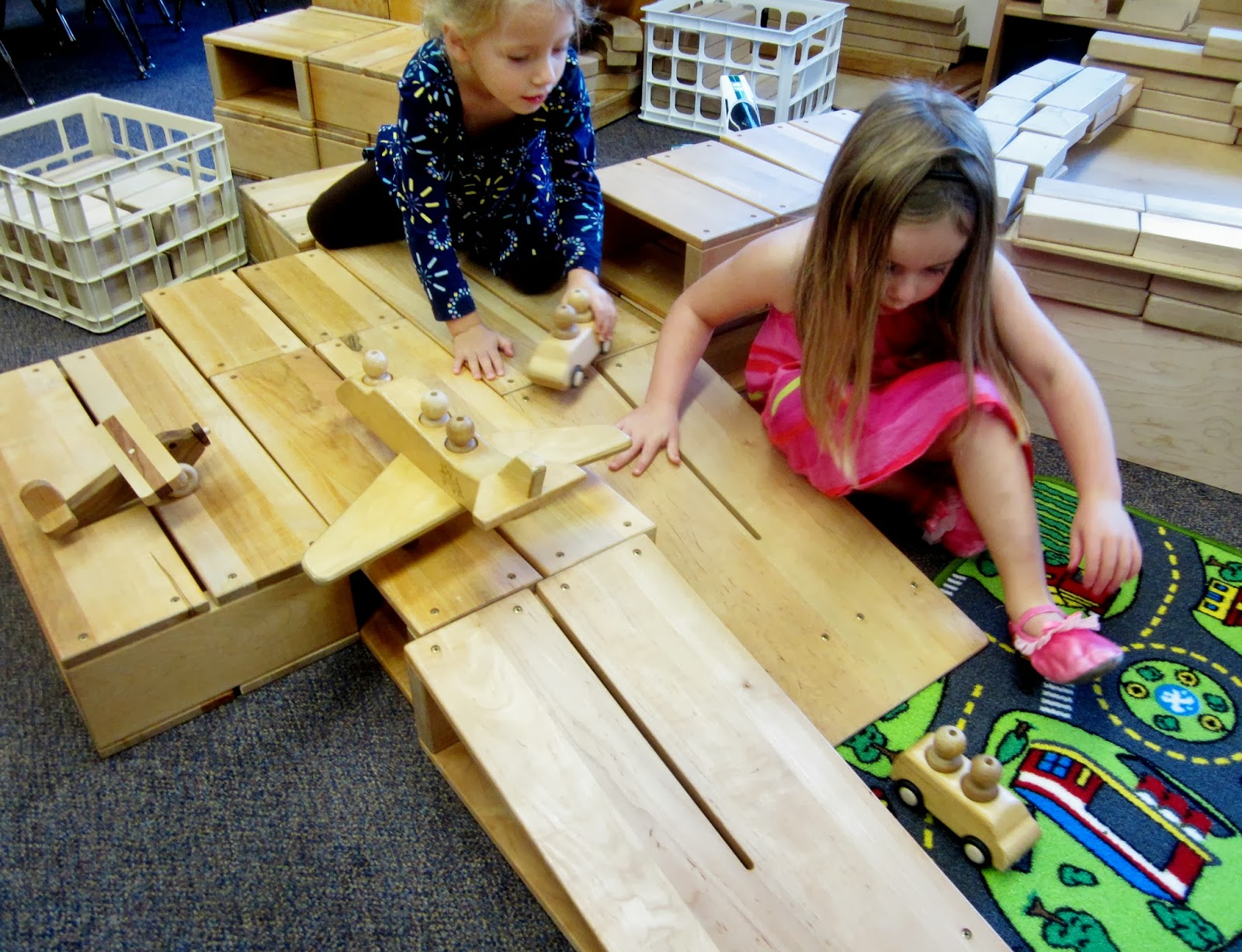 art and soul preschool: Our Block Area