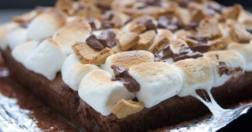 mrs harding cooks: S'mores Brownies