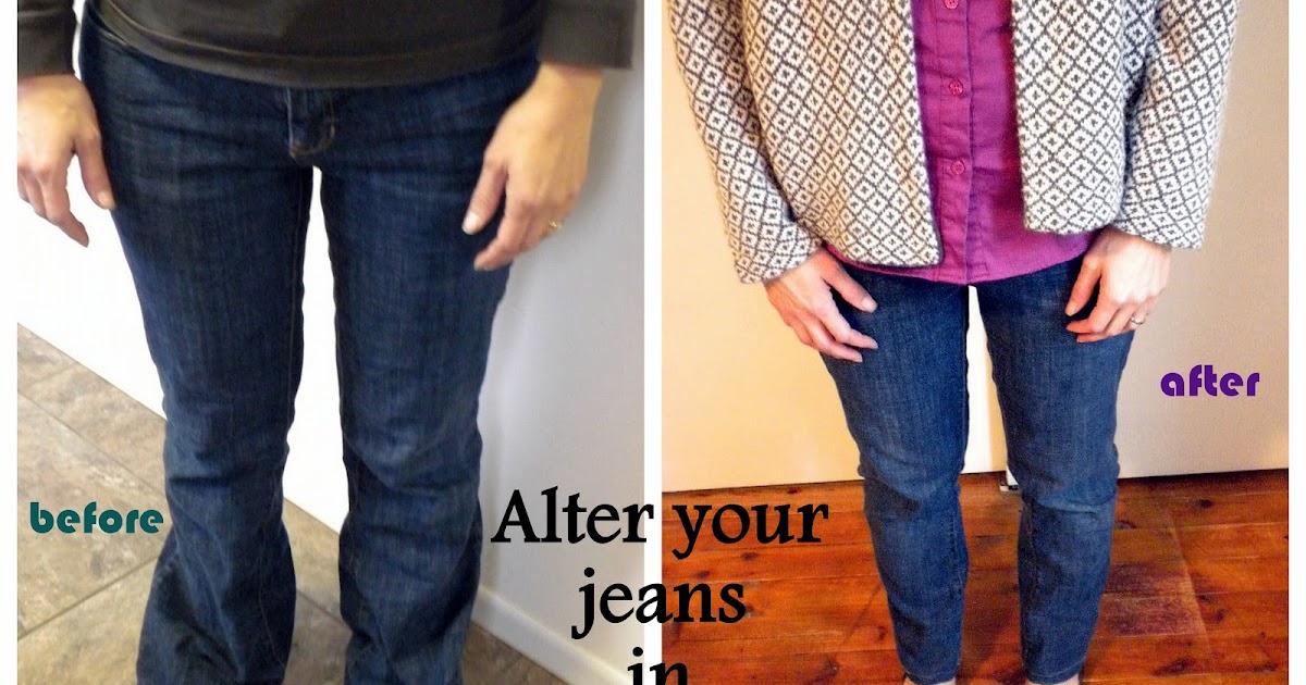 How To Alter Your Jeans- 7 Quick Steps | House Unseen. Life Unscripted.
