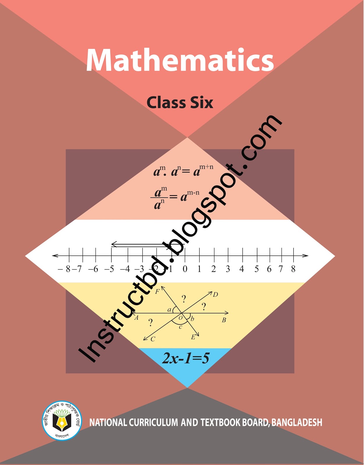  book nctb class six mathematics english version instructbd