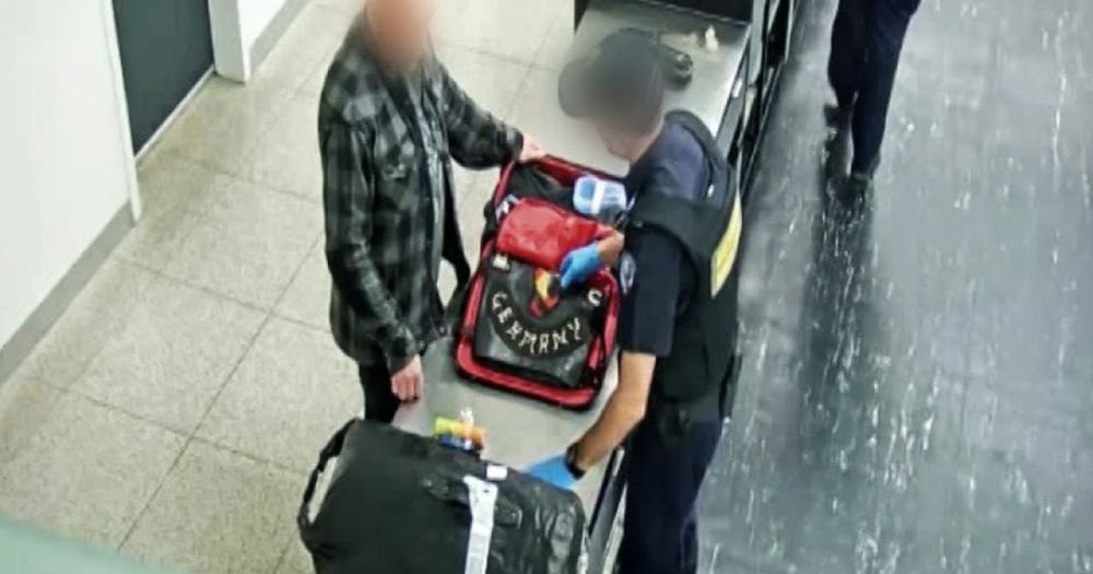 Biker Trash Network Gypsy Joker Mc Members Stopped At Airport