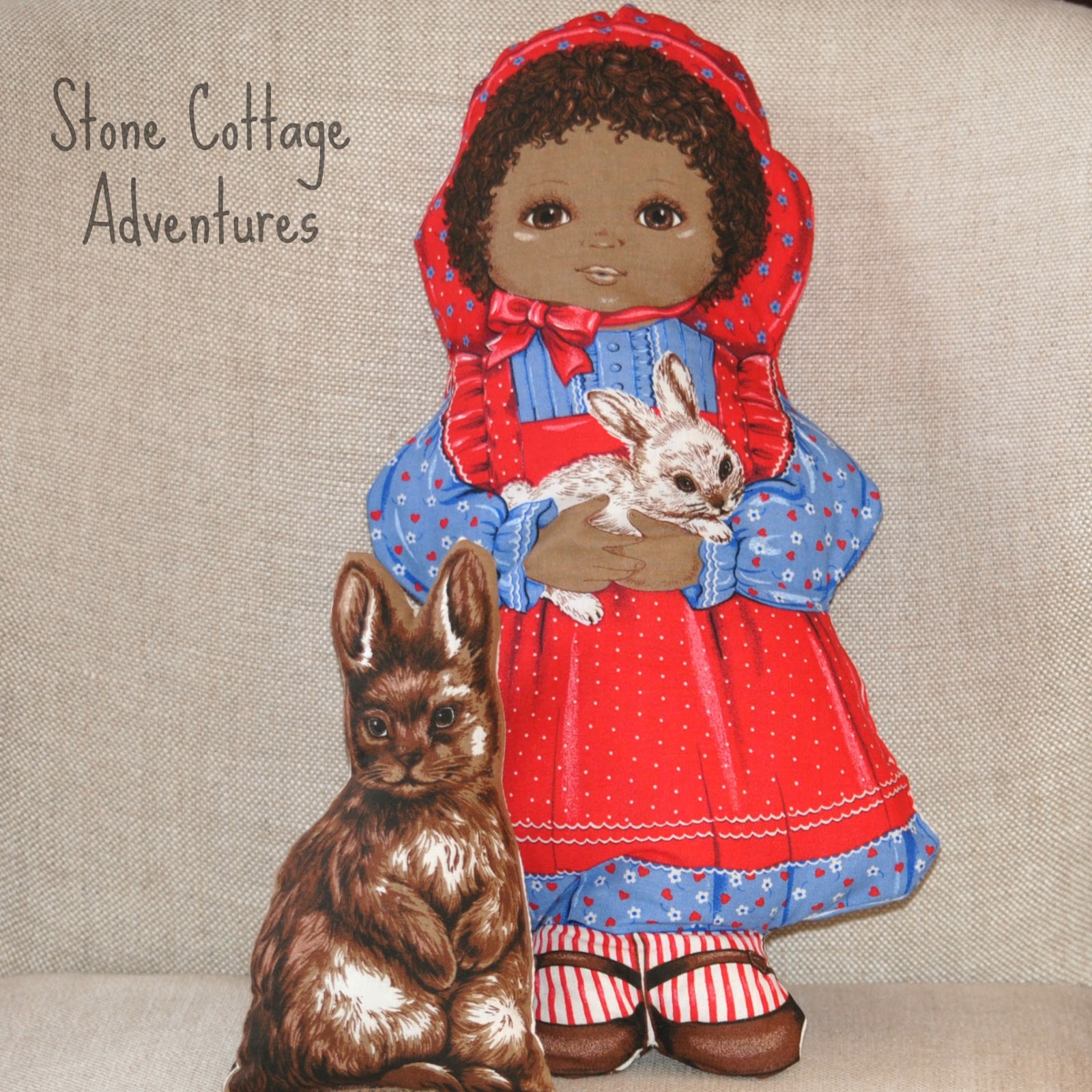 Stone Cottage Adventures Vintage Pillow Dolls for Spring