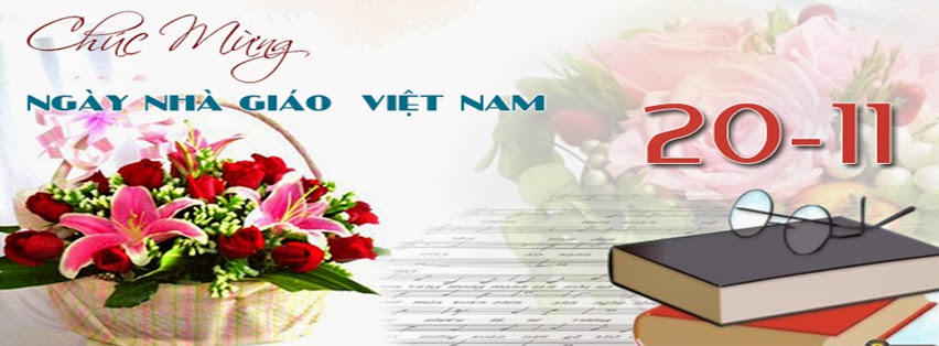 Ảnh bìa Facebook chào mừng ngày nhà giáo Việt Nam 20-11