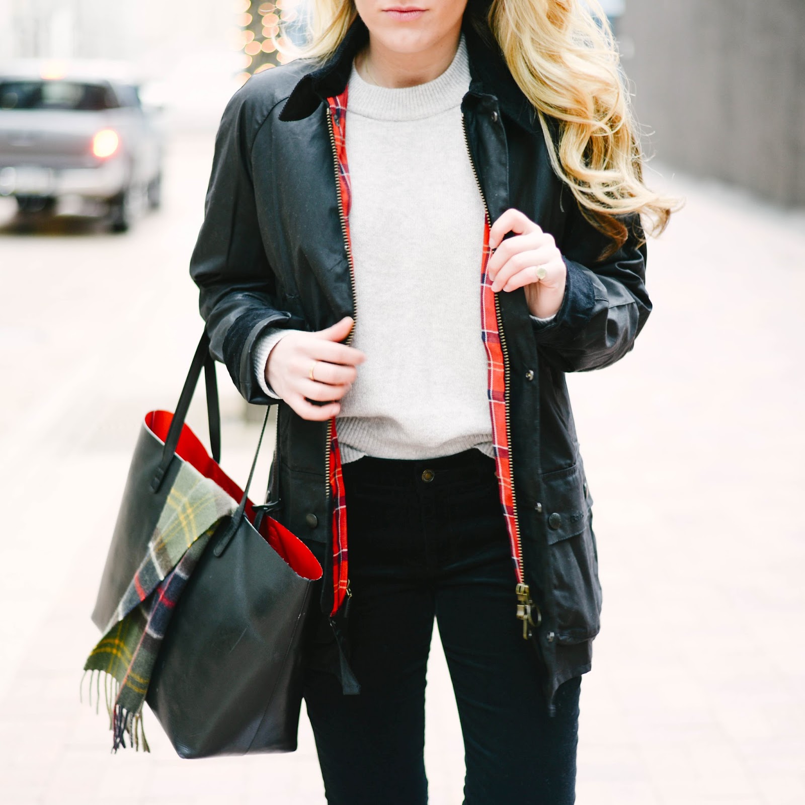 Summer Wind How to Style a Barbour Jacket in the City