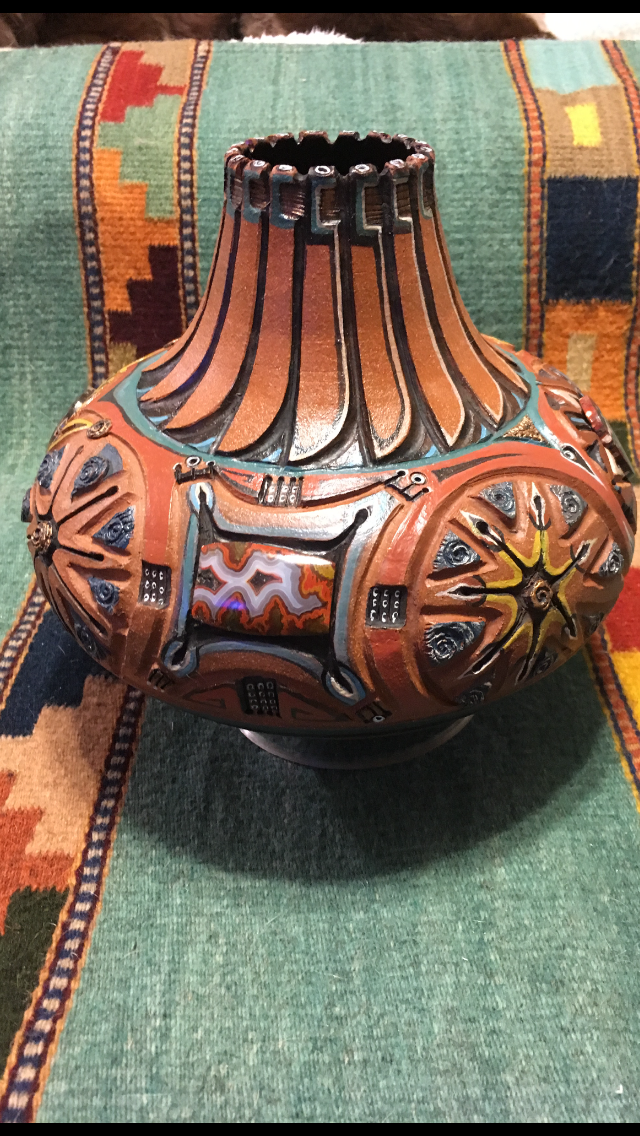 Ironstone Heritage Museum New Vaughn Pottery piece arrives