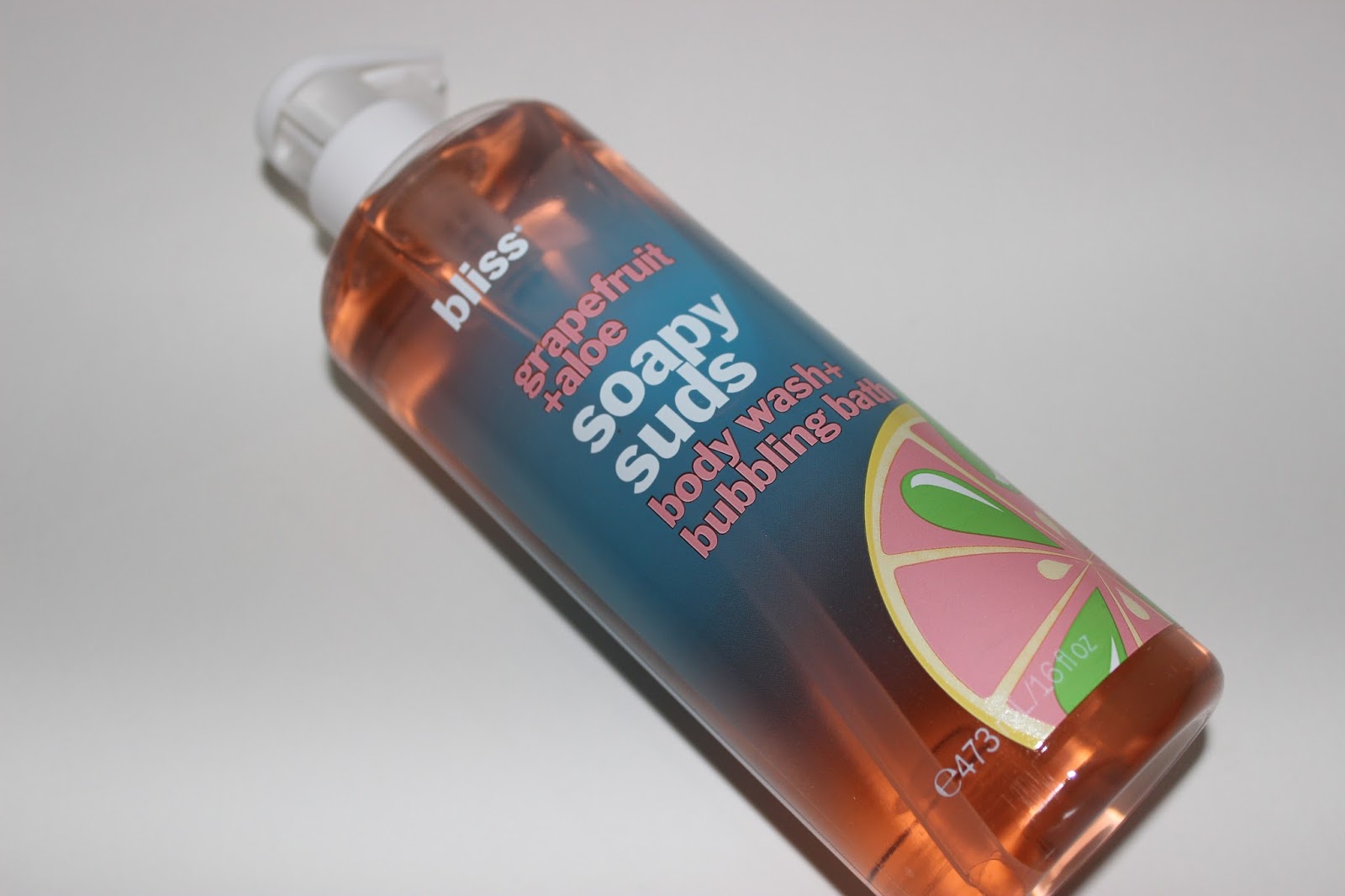 Speed Review Bliss Grapefruit & Aloe Soapy Suds Body Wash SKIN DEEP