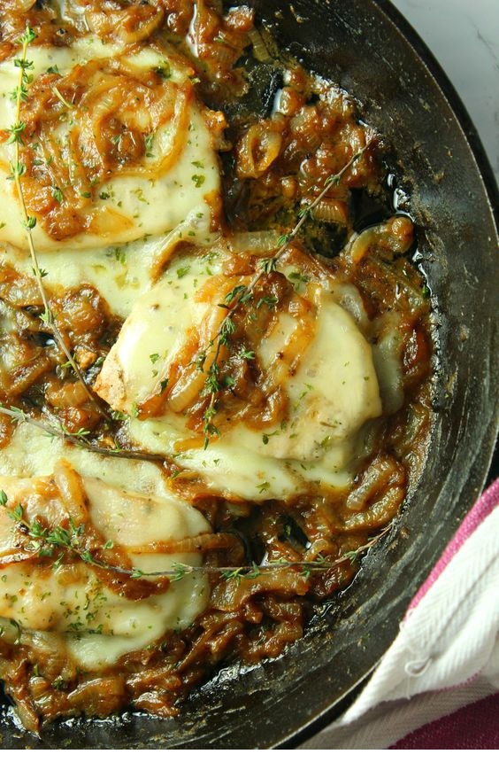 Smothered French Onion Pork Chops