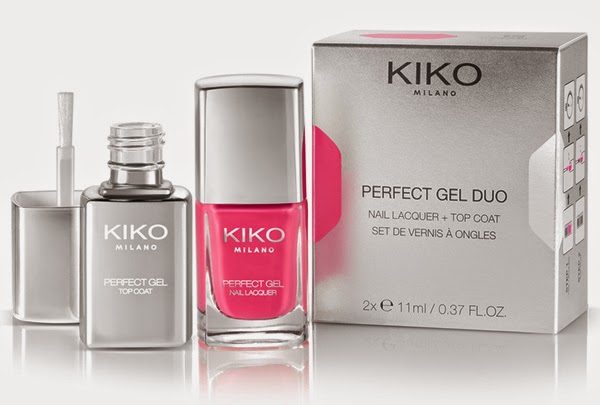 esmaltes de uñas Kiko Perfect Gel Duo + top coat