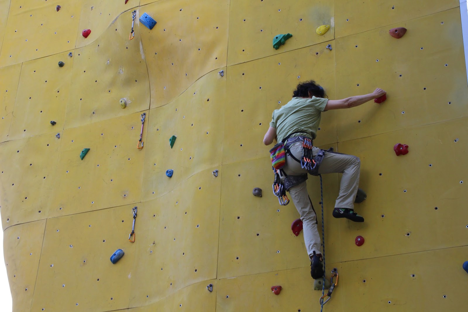 Extreme Sport in South Korea Artificial Rock Climbing Wall in Palgong