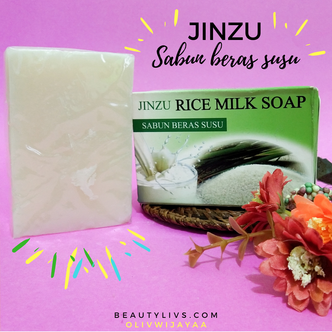 REVIEW JINZU RICE MILK SOAP (SABUN BERAS SUSU) HALAL, AMAN & MURAH
