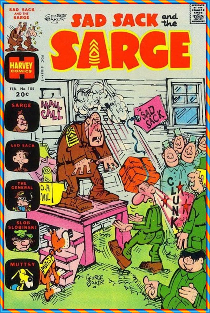 CAPAS DE GIBI  COVERS COMICS-HARVEY COMICS-Sad-Sack-and-Sarge 02