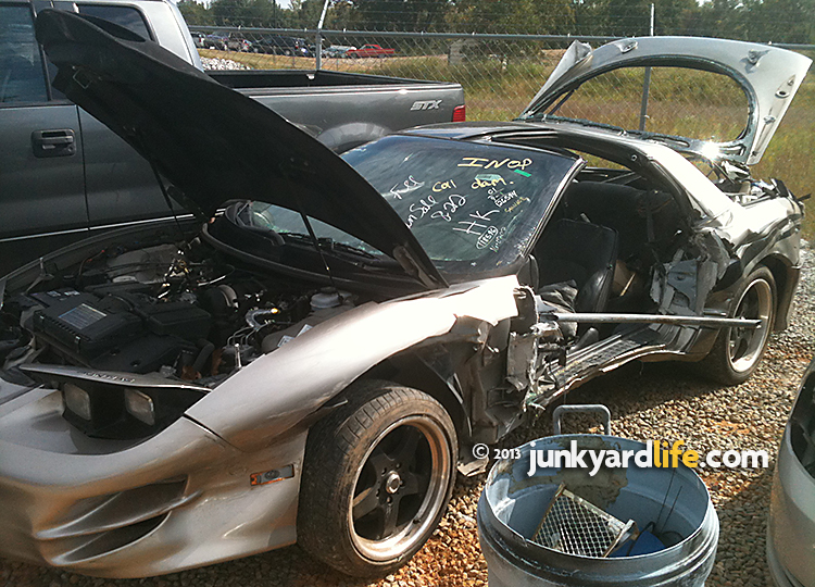 Wrecked LS1-powered 1999 Pontiac Trans Am sold at auction.