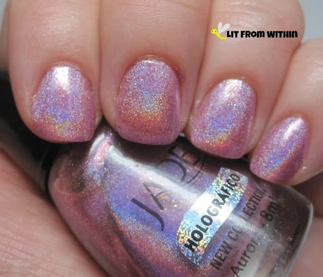 Jade Aurora, a lovely delicate pink holo