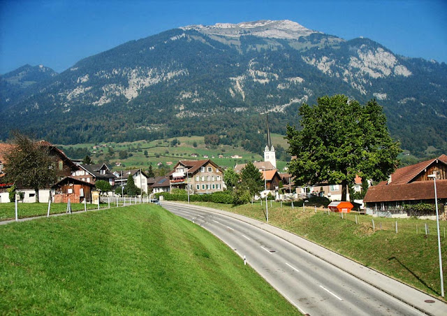 pretty Swiss village