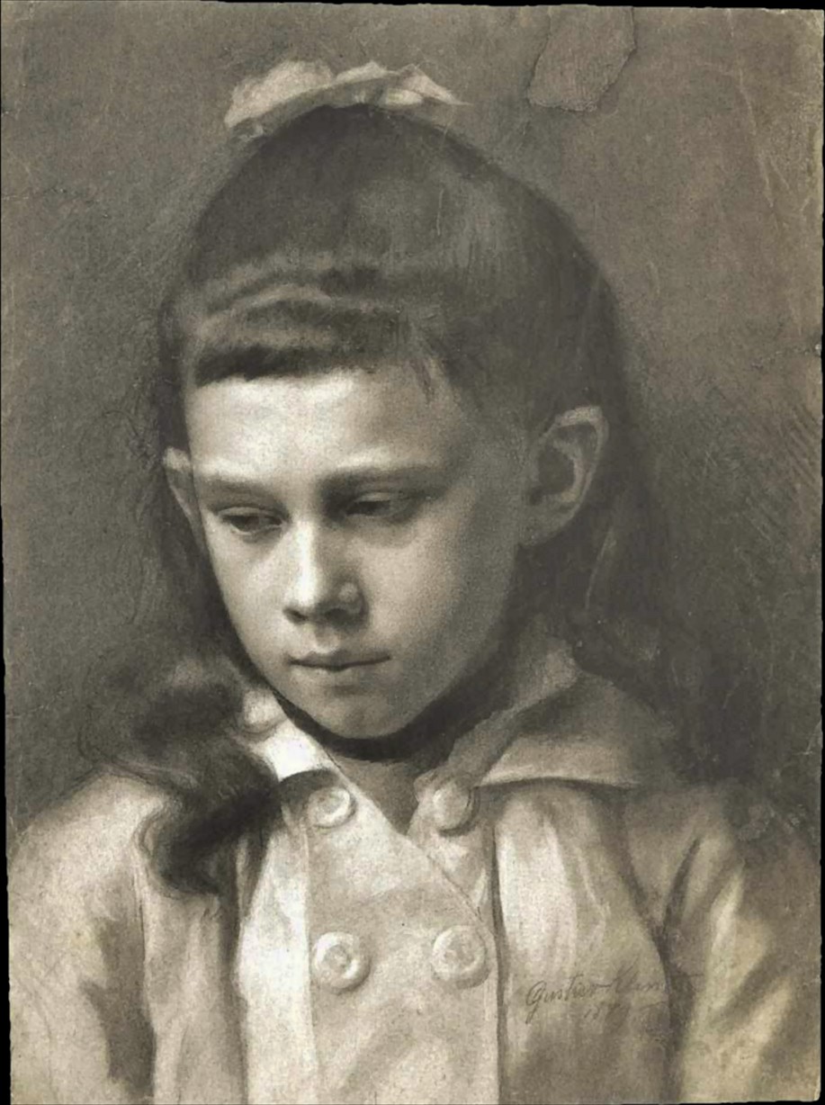 Gustav Klimt Ritratto di una bambina