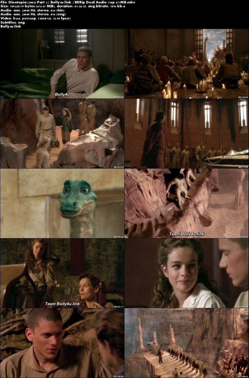 Dinotopia 2002 Part 2 BRRip 650MB Hindi Dual Audio 720p Download