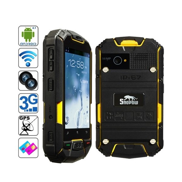 Smartphone waterproof Snopow M6 Support BBM HARGA Rp.2.750.000,-