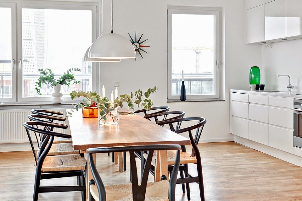Sala De Estar Nordica ~ Sala combinada com cozinha em estilo nórdico ~ Decoração e Ideias Sala De Estar Nordica ~ Sala combinada com cozinha em estilo nórdico ~ Decoração e Ideias