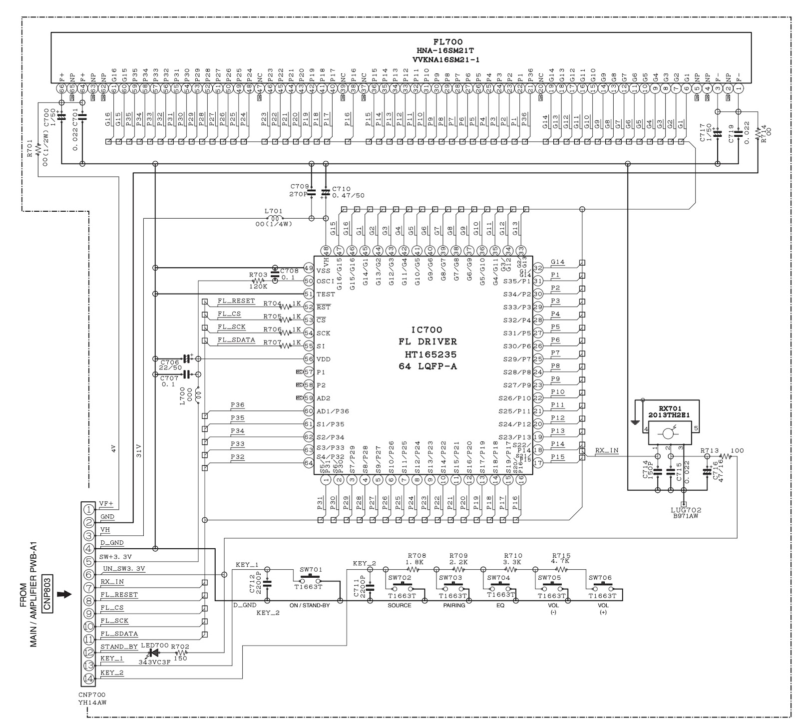 Master Electronics Repair ! SHARP HTSB60 SOUND BAR HOME THEATER