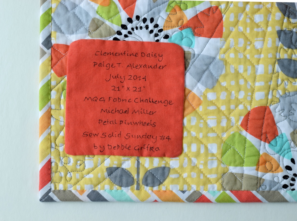 Quilted Blooms: Handwritten Quilt Labels Tutorial and How to With Quilt Label Templates