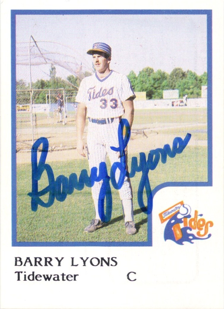 1986 PROCARDS PROJECT BARRY LYONS