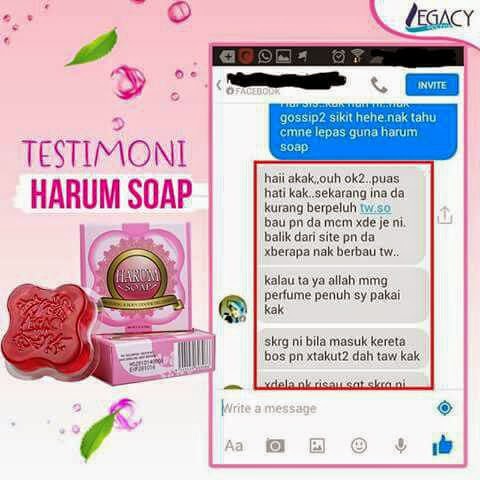 testimoni harum soap