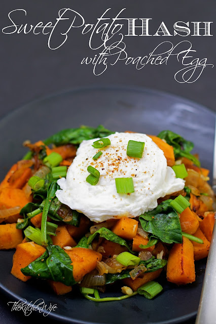 Sweet Potato Hash with Poached Egg Recipe - The Kitchen Wife
